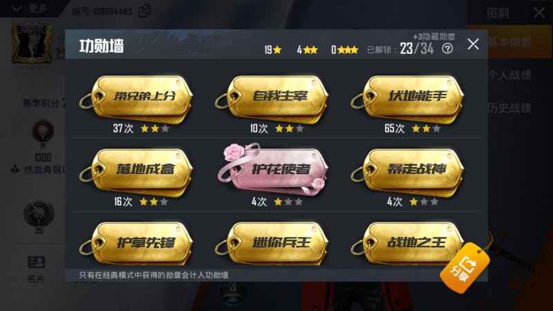 和平精英勋章获取指南：类型、条件与实战方法