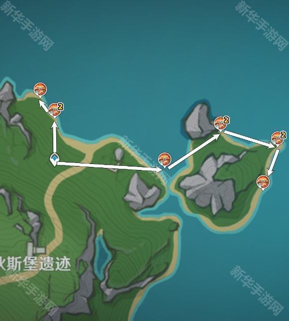原神5.6原海异种位置全图解：香韵奏者突破材料刷怪路线