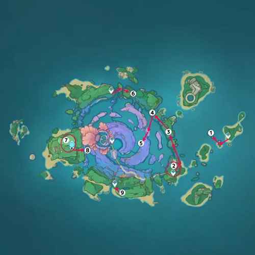 原神稻妻海衹岛机关立方宝箱位置全解析