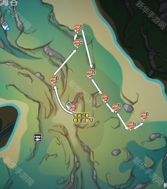 原神5.6原海异种位置全图解：香韵奏者突破材料刷怪路线