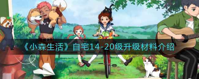 小森生活自宅14-20级升级攻略：材料清单与实用技巧