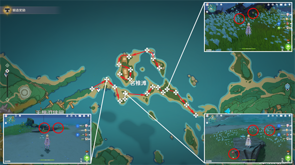 原神4.5千织突破材料采集全攻略:55个血斛快速获取方法