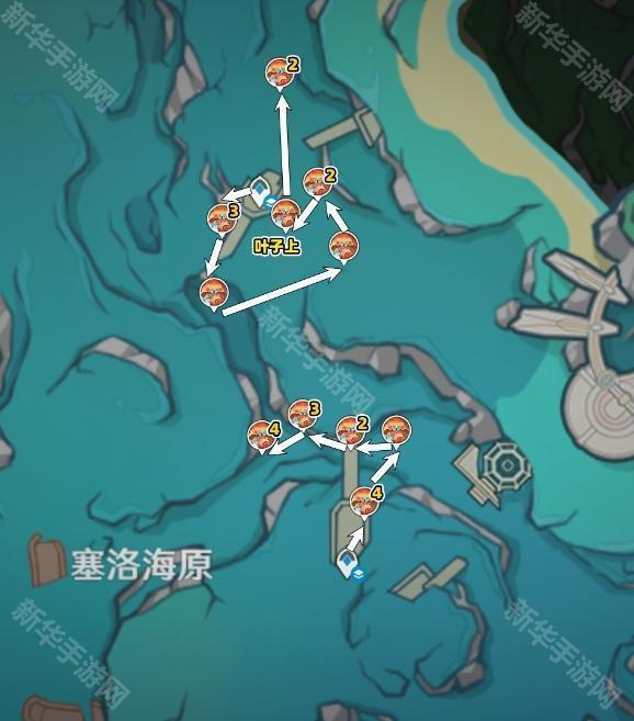 原神5.6原海异种位置全图解：香韵奏者突破材料刷怪路线