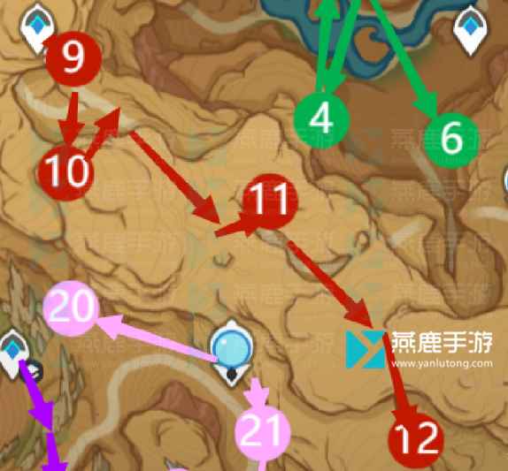 原神净光翎怎么找全位置路线图