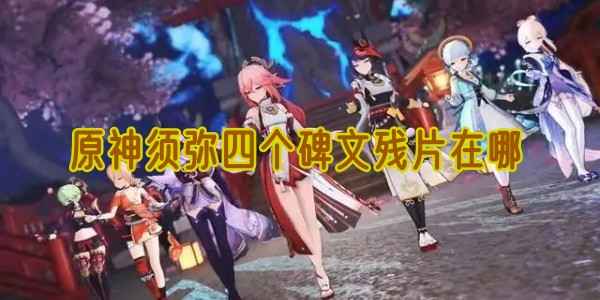 原神须弥四个碑文残片的位置全攻略