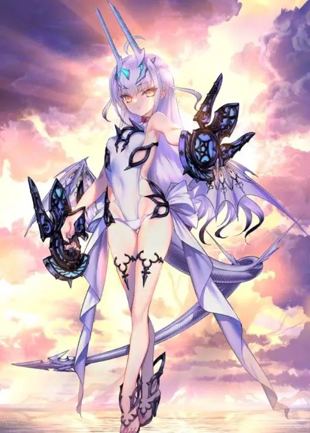 命运冠位指定日服五星泳装妖兰立绘全解析