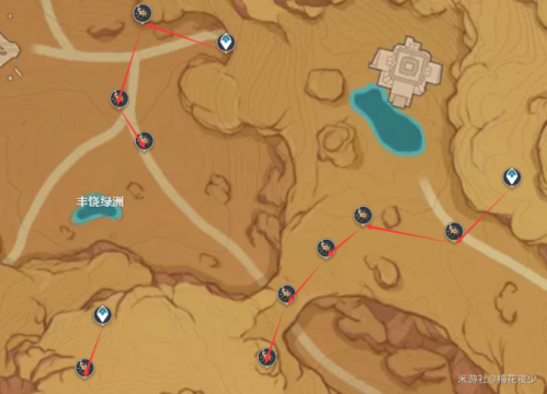 原神圣金虫的采集地点