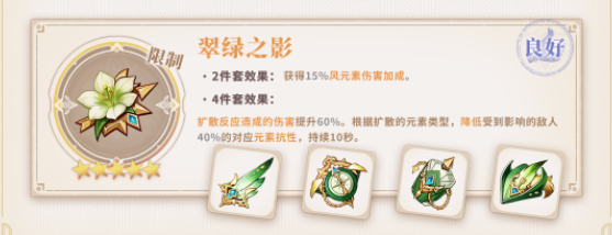 原神闲云圣遗物怎么选