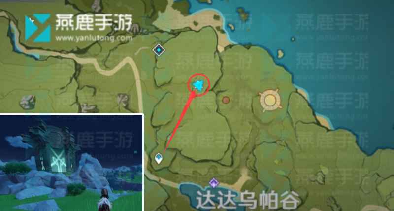 原神蒙德地灵龛全位置攻略