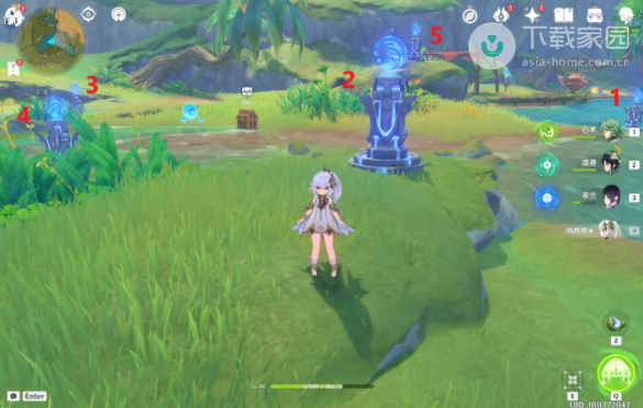 原神琉形蜃境南礼券全位置攻略