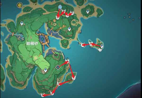原神刀镡收集路线全解析