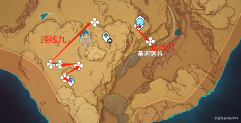 原神3.5圣金虫全图鉴：超详细采集路线与分布位置