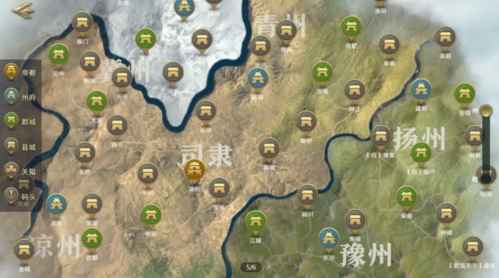 卧龙吟2势力州府全解析：州府分布、城池等级及战略意义