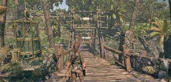 古墓丽影暗影过吊桥全攻略