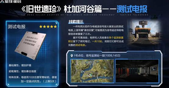 星球重启杜加河谷旧世遗珍全位置攻略