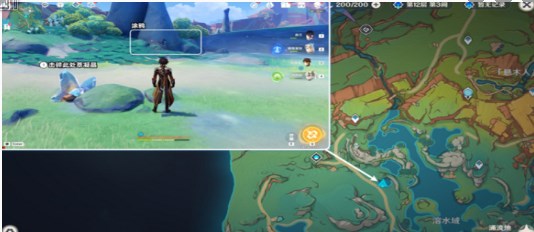 原神绘有涂鸦的裂石怎么找