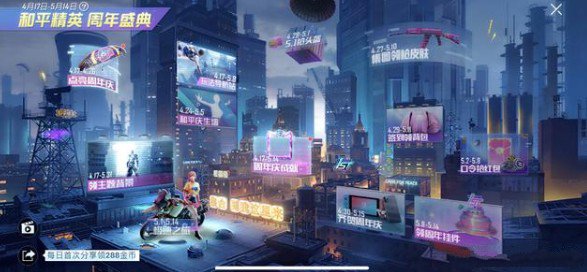 和平精英周年庆生墙攻略：如何进入并领取累积祝福值兑换的甜心舞动作