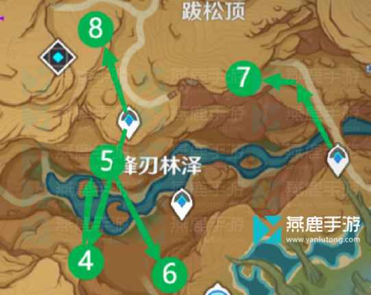 原神净光翎怎么找全位置路线图