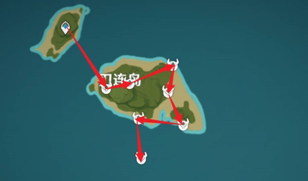 原神刀镡收集路线全解析