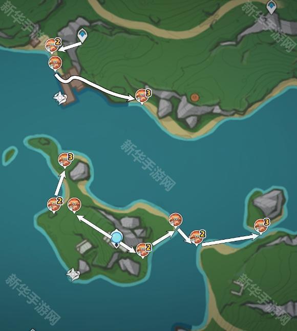 原神5.6原海异种位置全图解：香韵奏者突破材料刷怪路线