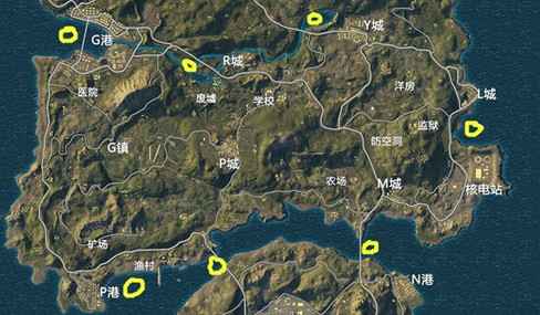 和平精英小黄鸭空投刷新地点全解析