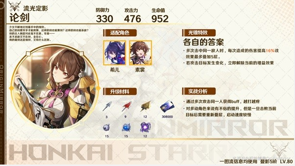 崩坏星穹铁道巡猎光锥搭配心得