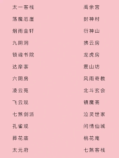 全网最沙雕游戏帮派名字排行榜