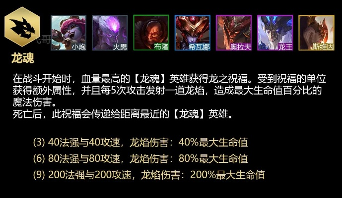 云顶之弈龙魂龙王攻略,如何用龙王主宰战场